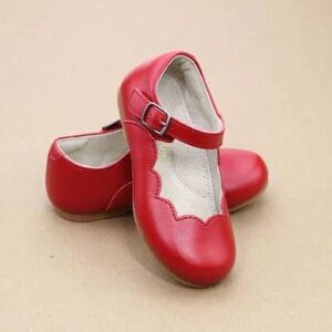 L'Amour Red Kids Dress Shoes